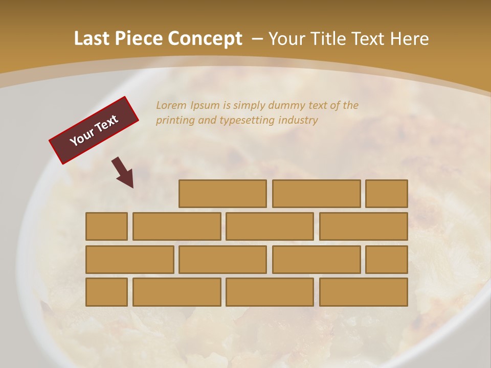 Baked French Vegetarian PowerPoint Template