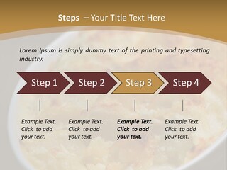 Baked French Vegetarian PowerPoint Template