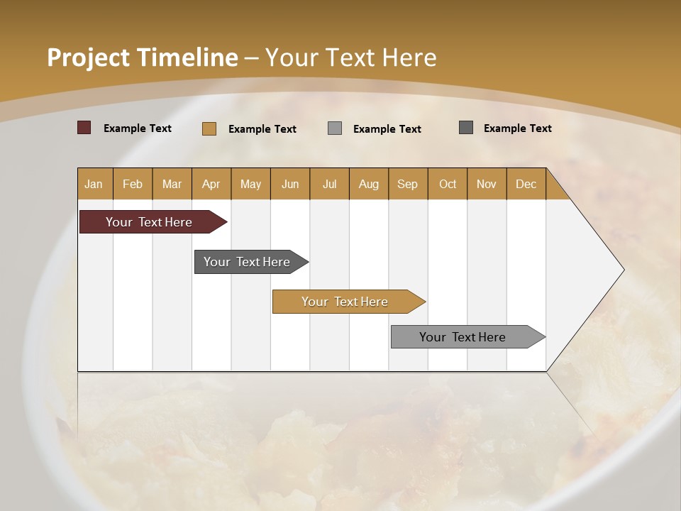 Baked French Vegetarian PowerPoint Template