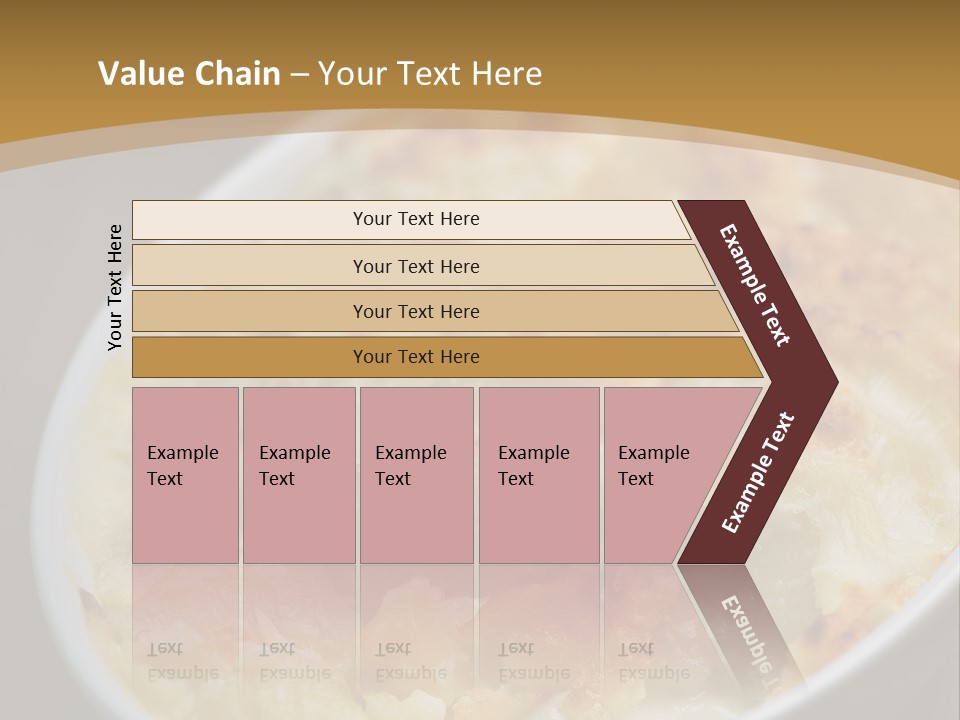 Baked French Vegetarian PowerPoint Template