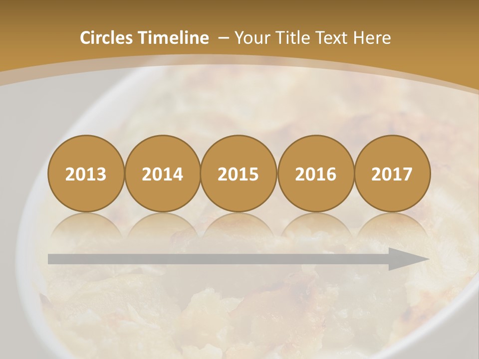 Baked French Vegetarian PowerPoint Template