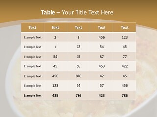 Baked French Vegetarian PowerPoint Template