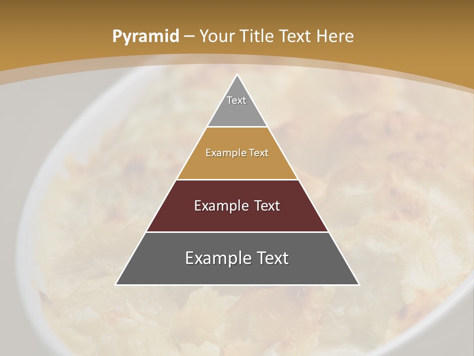 Baked French Vegetarian PowerPoint Template