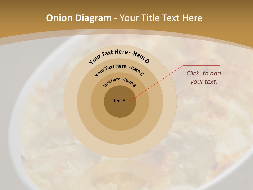 Baked French Vegetarian PowerPoint Template