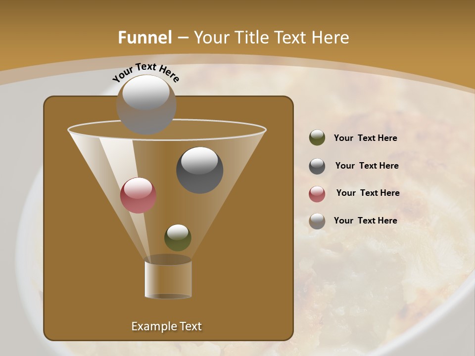 Baked French Vegetarian PowerPoint Template