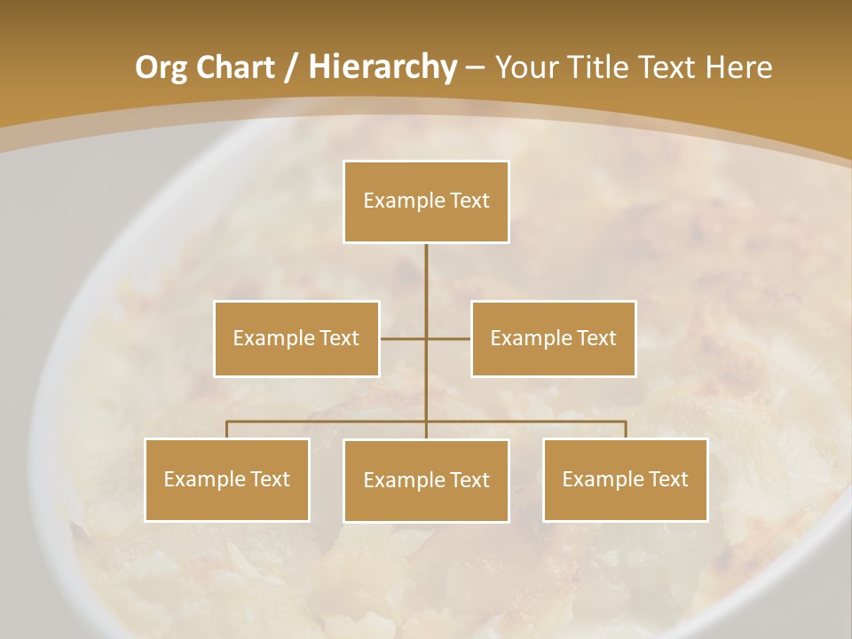 Baked French Vegetarian PowerPoint Template
