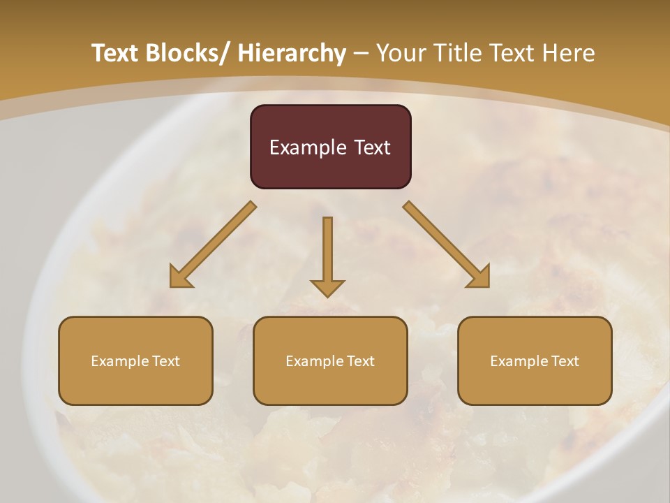 Baked French Vegetarian PowerPoint Template