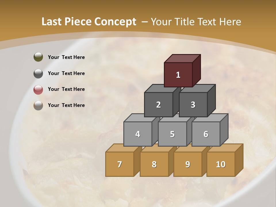 Baked French Vegetarian PowerPoint Template