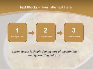 Baked French Vegetarian PowerPoint Template
