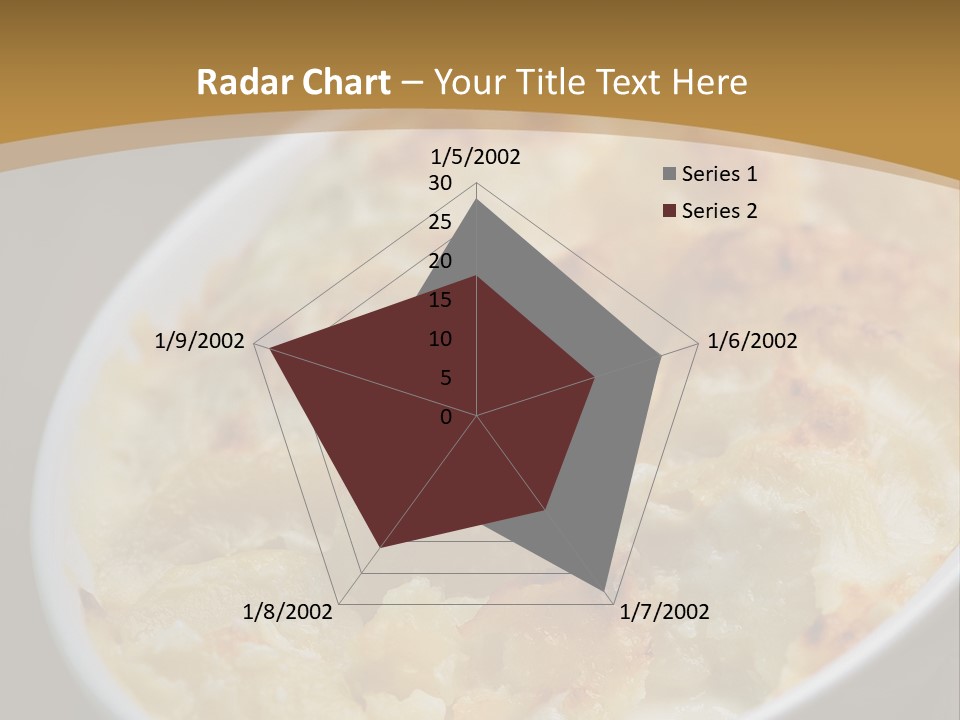 Baked French Vegetarian PowerPoint Template