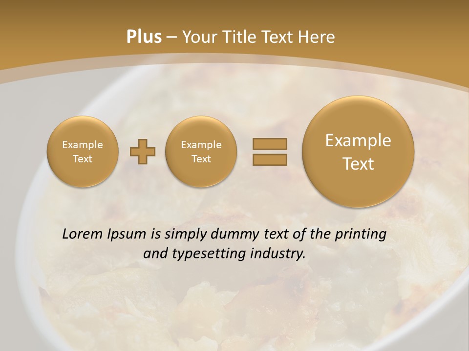 Baked French Vegetarian PowerPoint Template