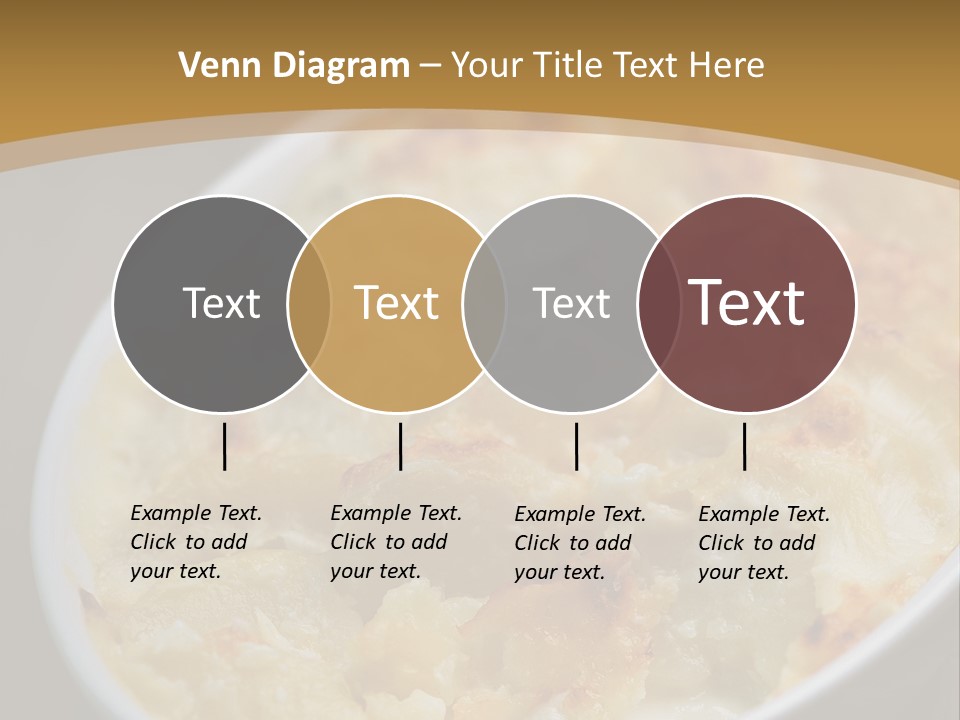 Baked French Vegetarian PowerPoint Template