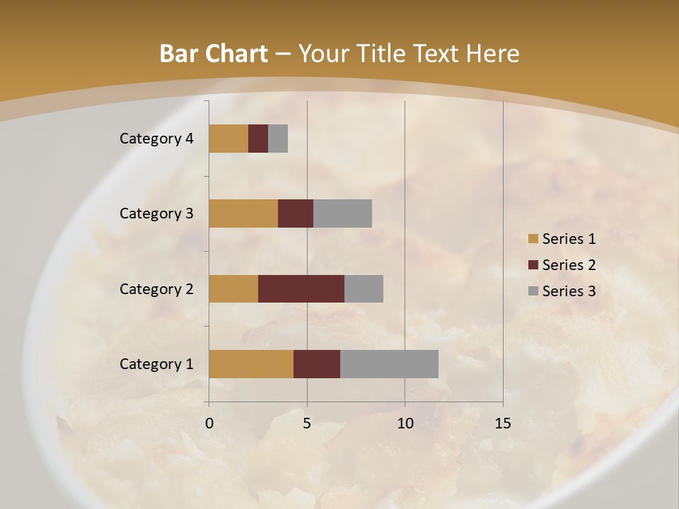 Baked French Vegetarian PowerPoint Template