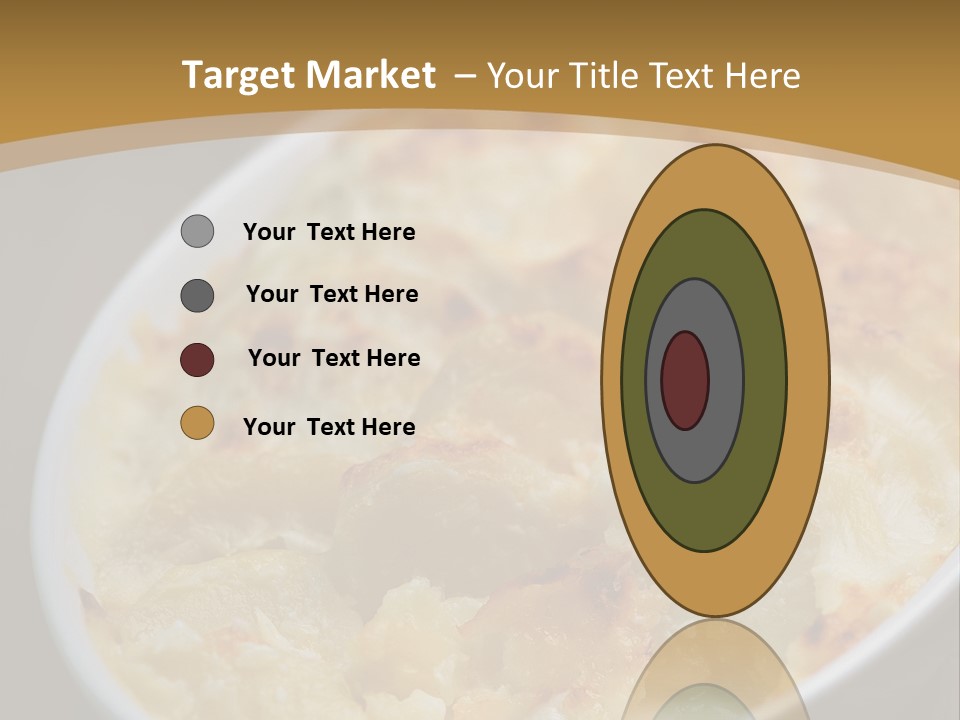 Baked French Vegetarian PowerPoint Template