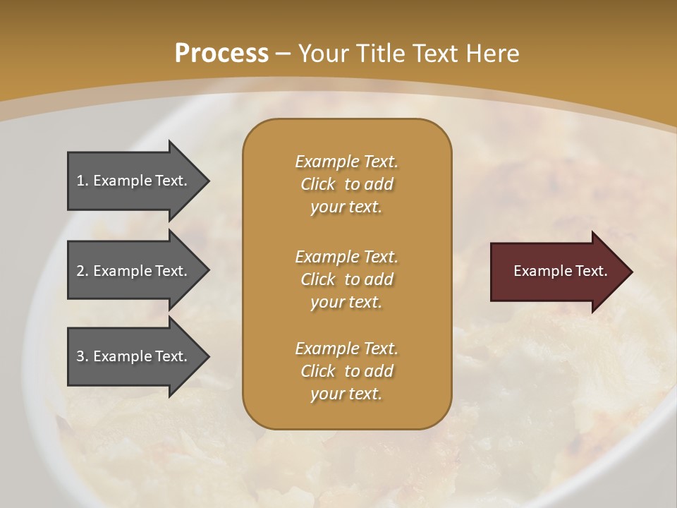 Baked French Vegetarian PowerPoint Template