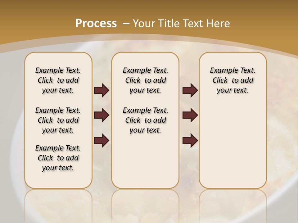 Baked French Vegetarian PowerPoint Template