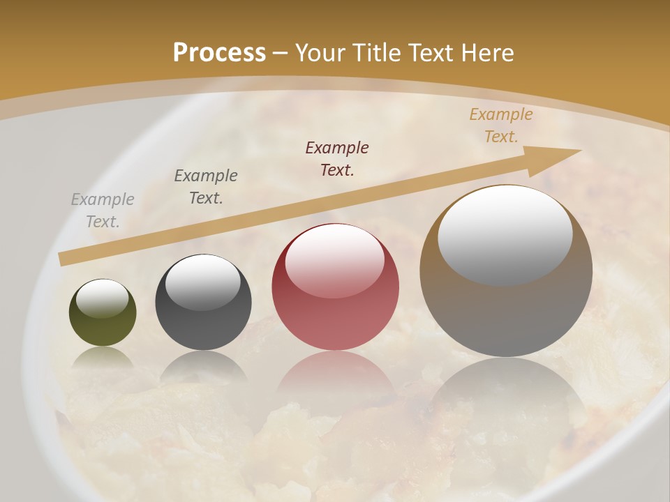 Baked French Vegetarian PowerPoint Template