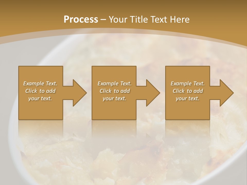 Baked French Vegetarian PowerPoint Template