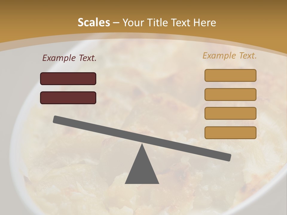 Baked French Vegetarian PowerPoint Template