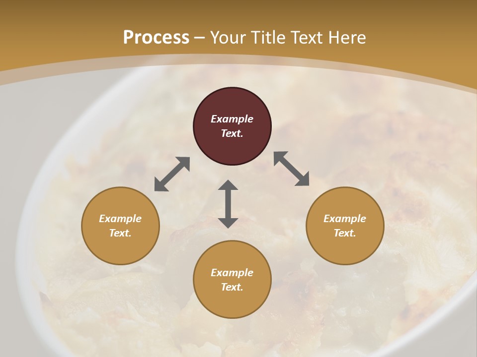 Baked French Vegetarian PowerPoint Template