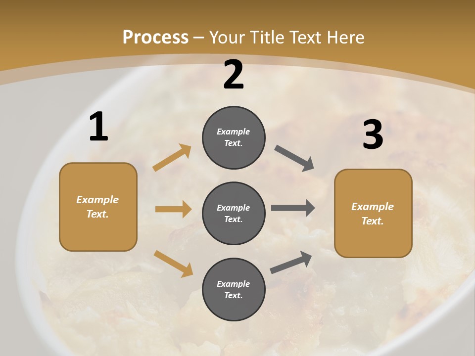 Baked French Vegetarian PowerPoint Template