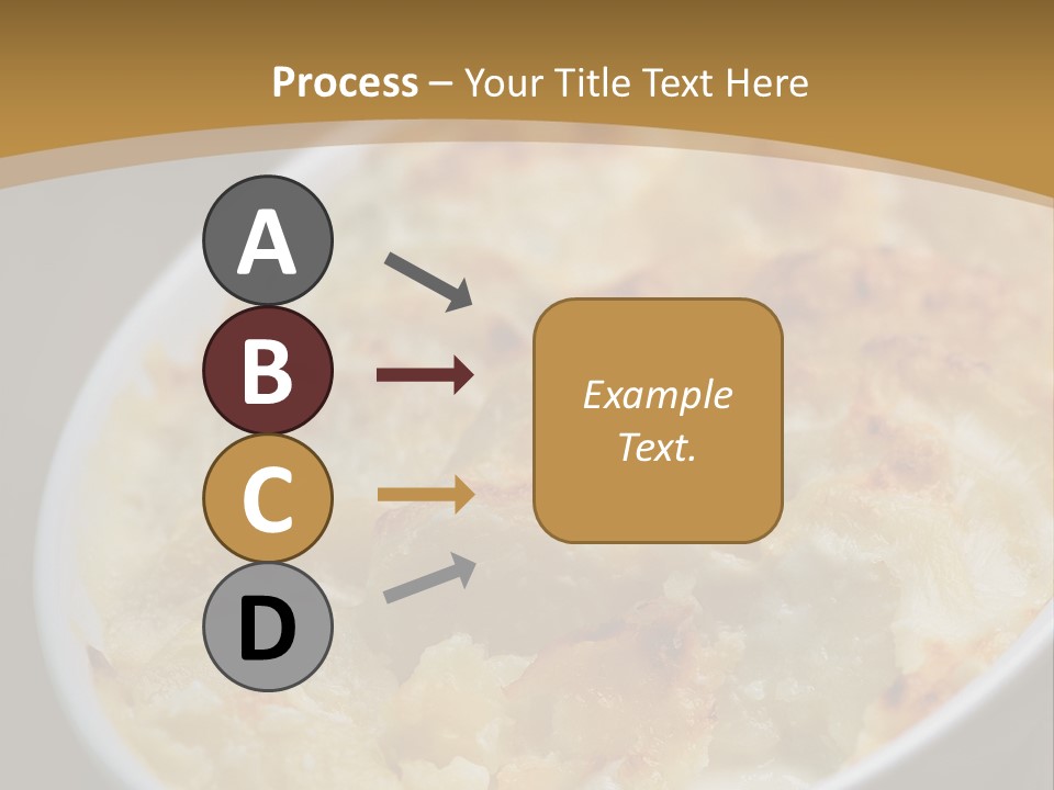 Baked French Vegetarian PowerPoint Template