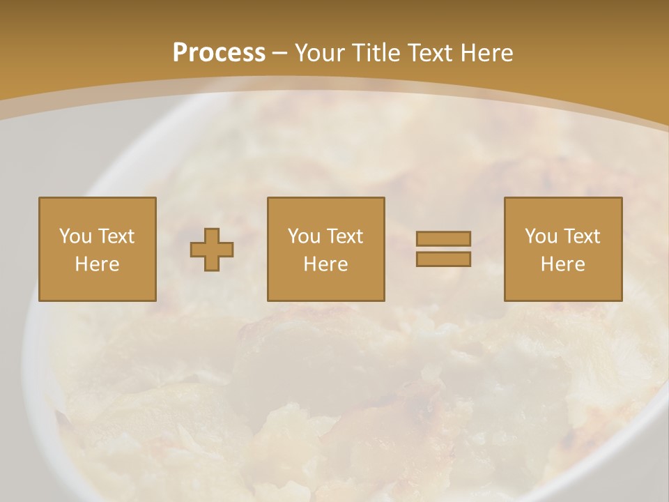 Baked French Vegetarian PowerPoint Template