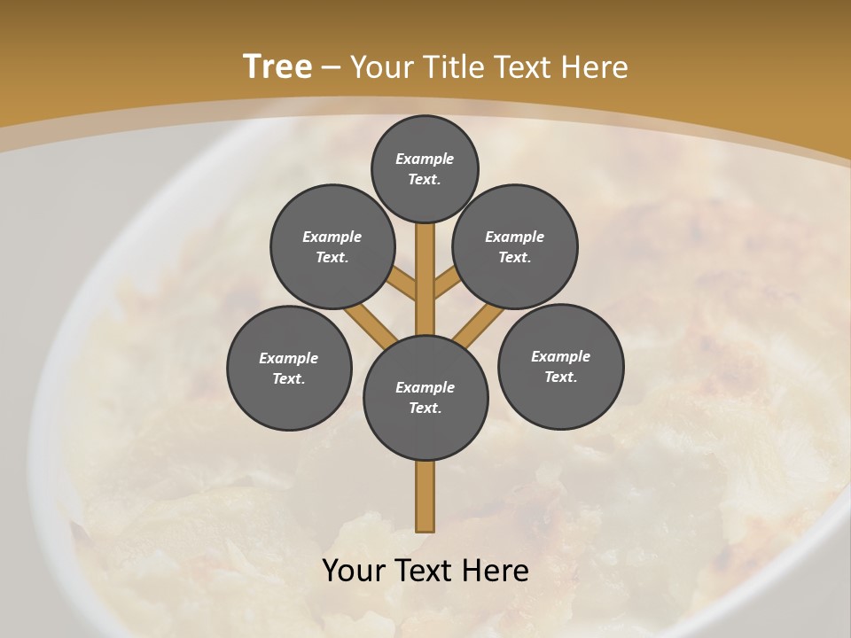 Baked French Vegetarian PowerPoint Template
