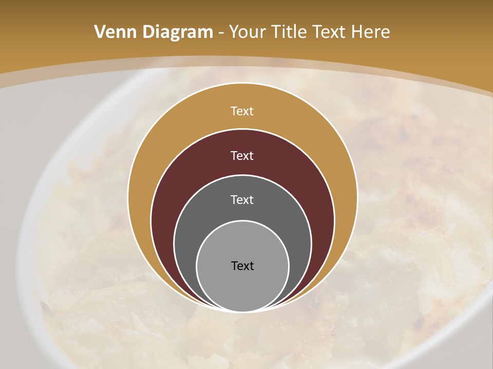 Baked French Vegetarian PowerPoint Template