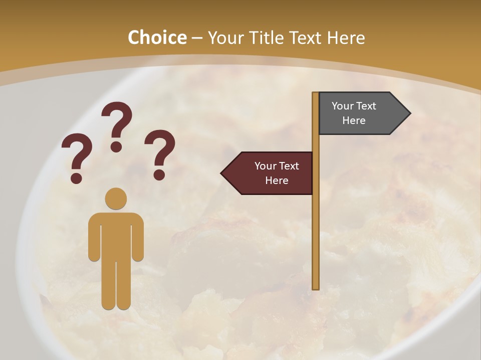 Baked French Vegetarian PowerPoint Template