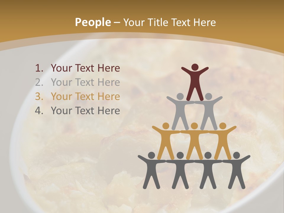 Baked French Vegetarian PowerPoint Template