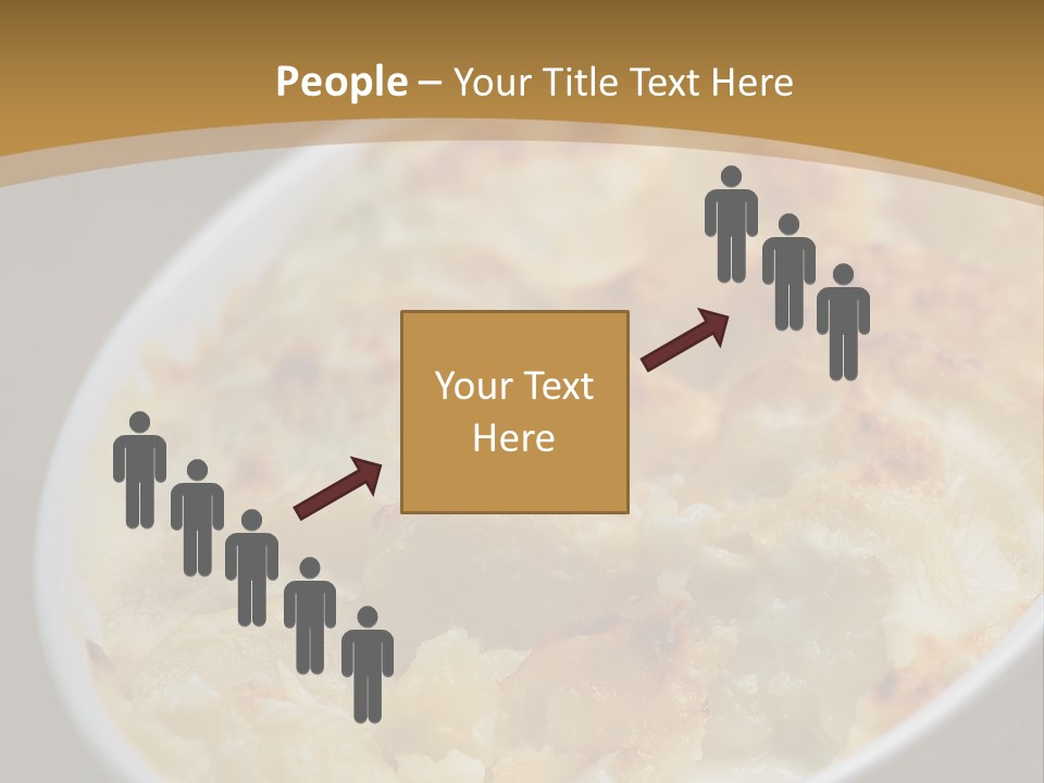 Baked French Vegetarian PowerPoint Template