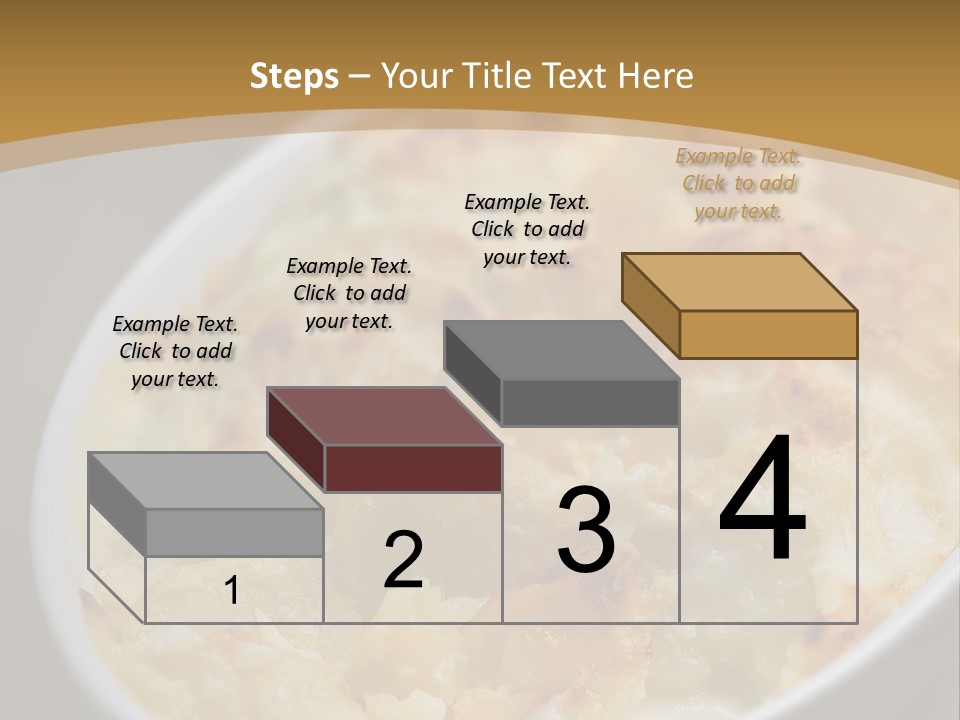 Baked French Vegetarian PowerPoint Template