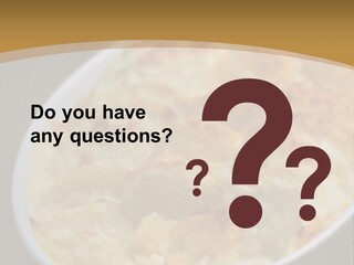 Baked French Vegetarian PowerPoint Template