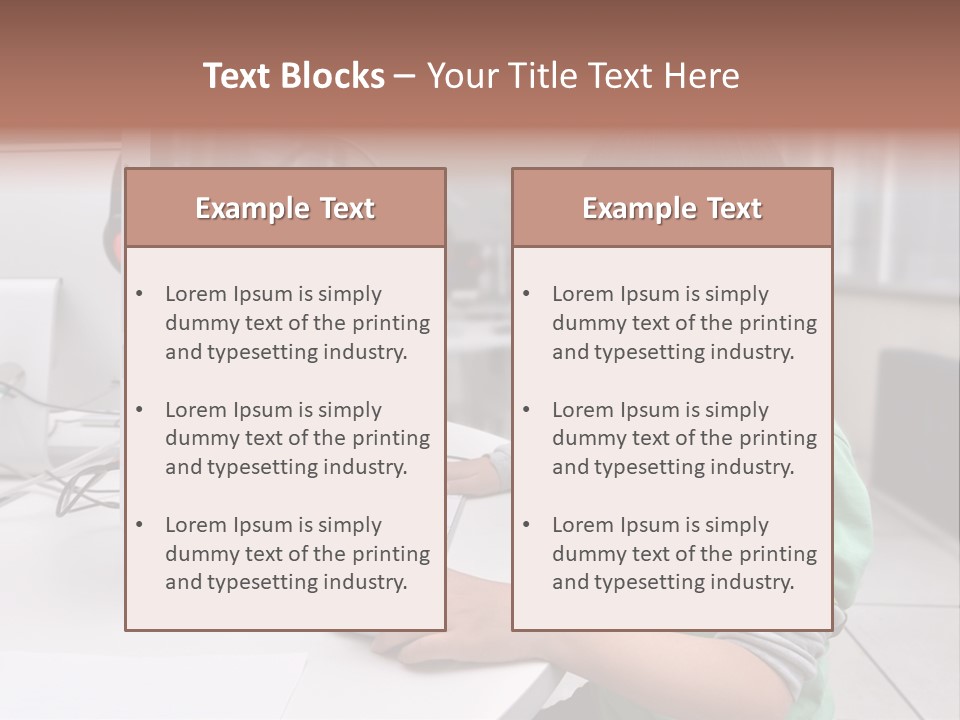 Child White Handsome PowerPoint Template