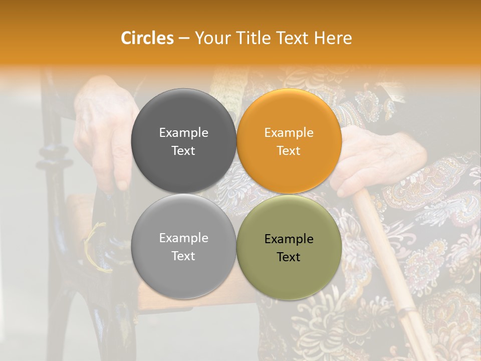 Age Grandmother Aged PowerPoint Template