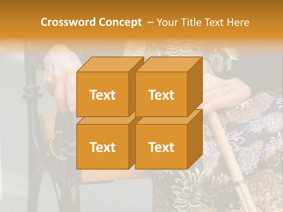 Age Grandmother Aged PowerPoint Template