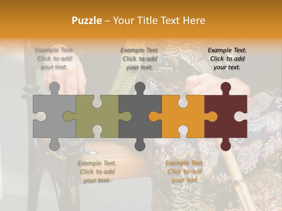 Age Grandmother Aged PowerPoint Template