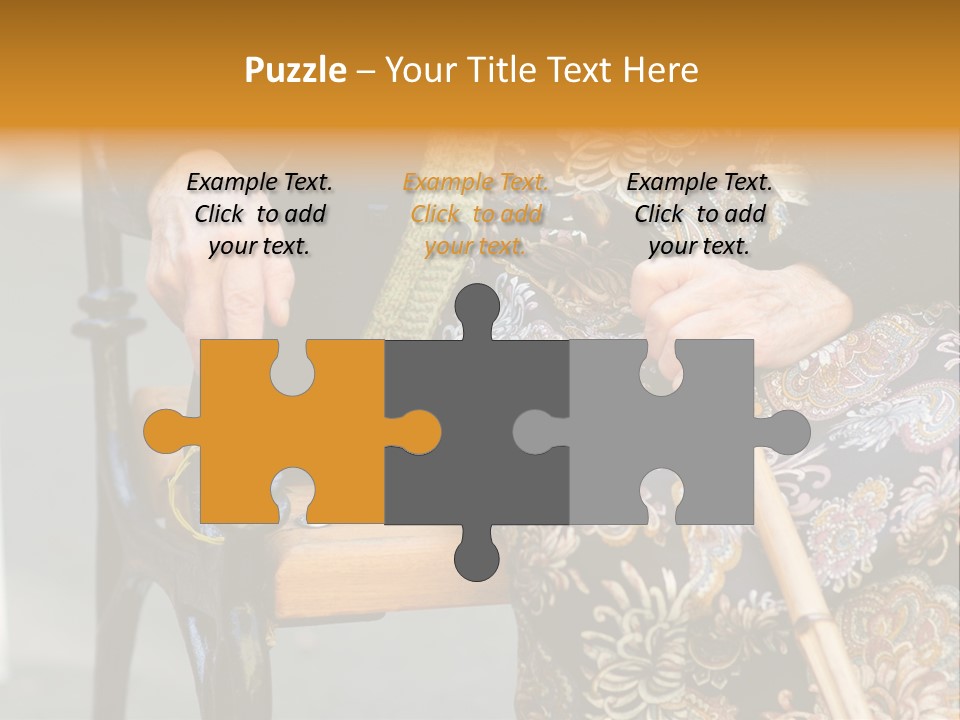 Age Grandmother Aged PowerPoint Template