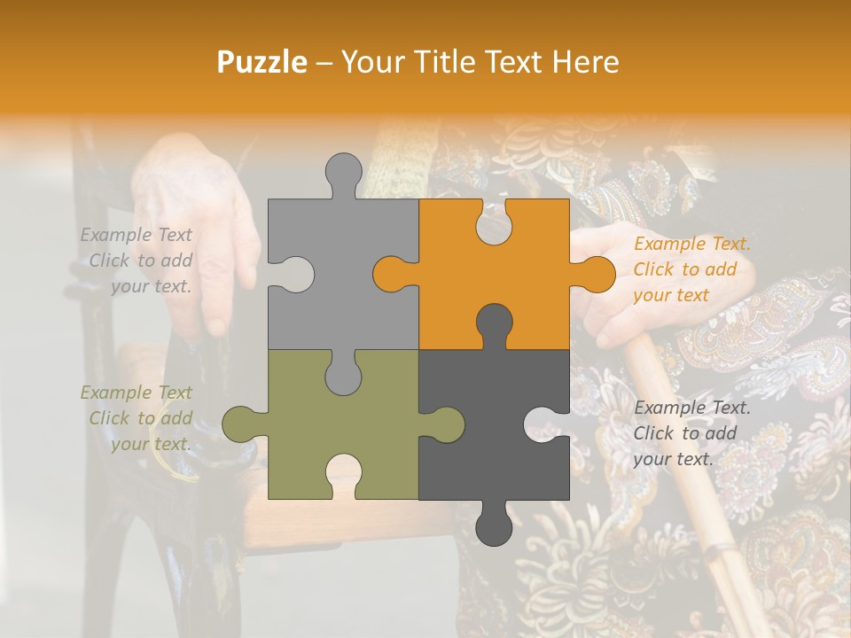 Age Grandmother Aged PowerPoint Template