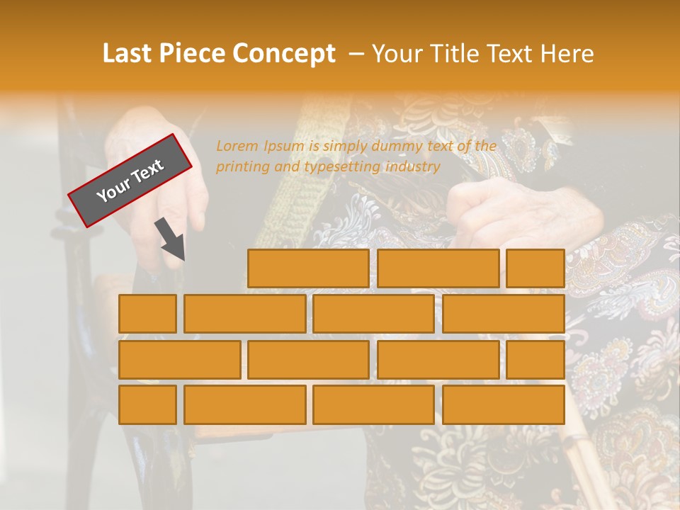 Age Grandmother Aged PowerPoint Template