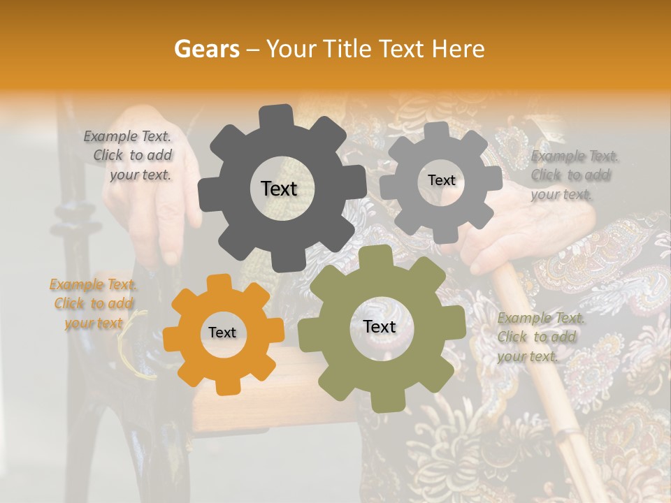 Age Grandmother Aged PowerPoint Template