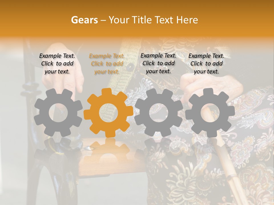 Age Grandmother Aged PowerPoint Template