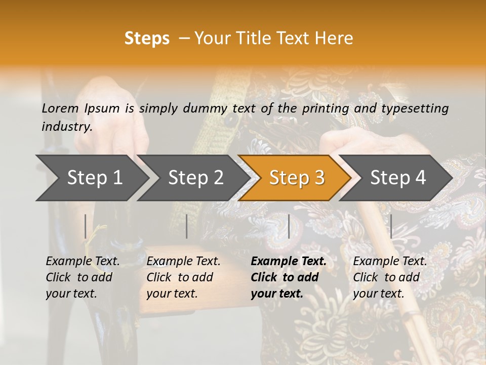 Age Grandmother Aged PowerPoint Template