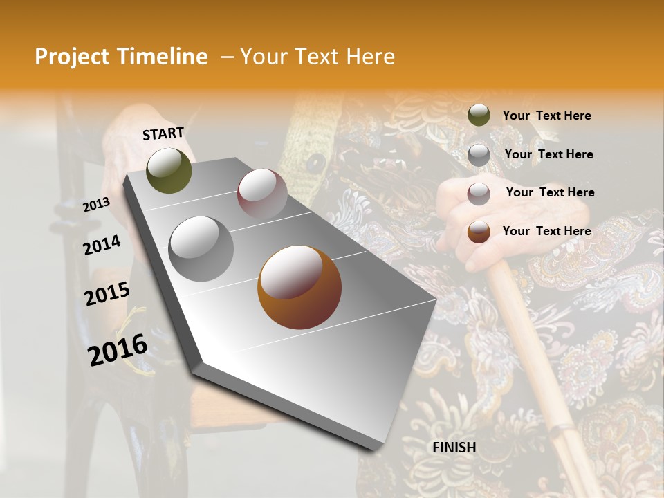 Age Grandmother Aged PowerPoint Template