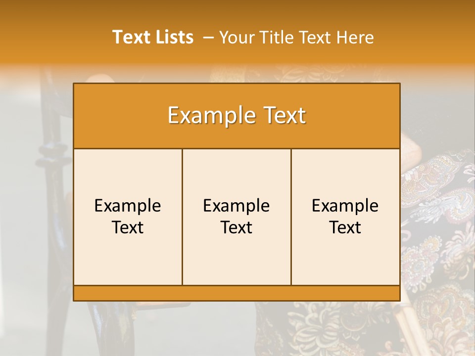 Age Grandmother Aged PowerPoint Template