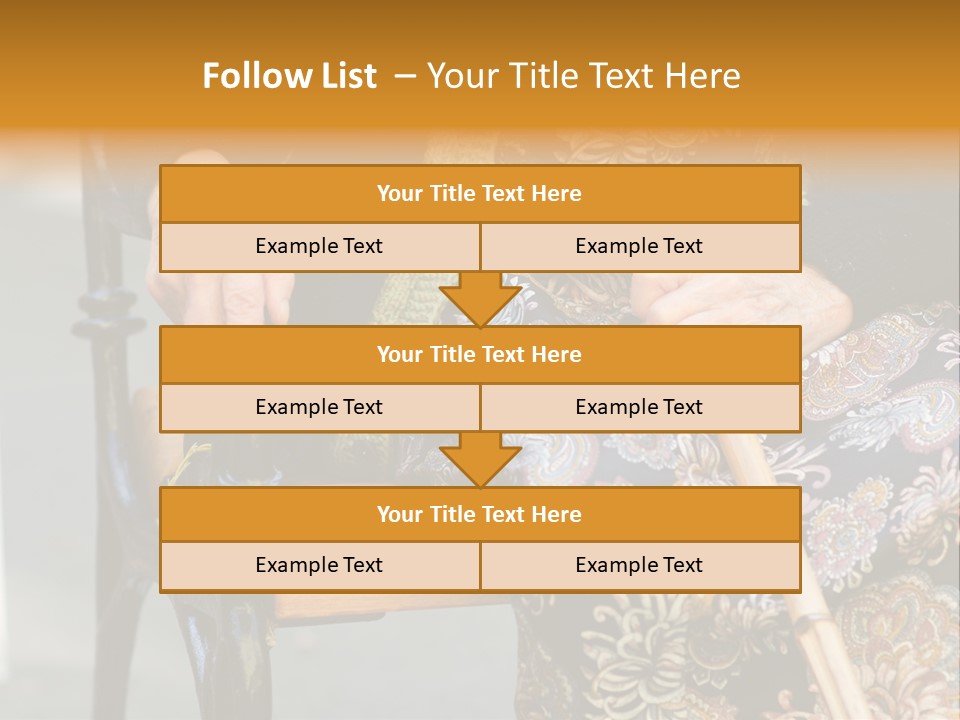 Age Grandmother Aged PowerPoint Template