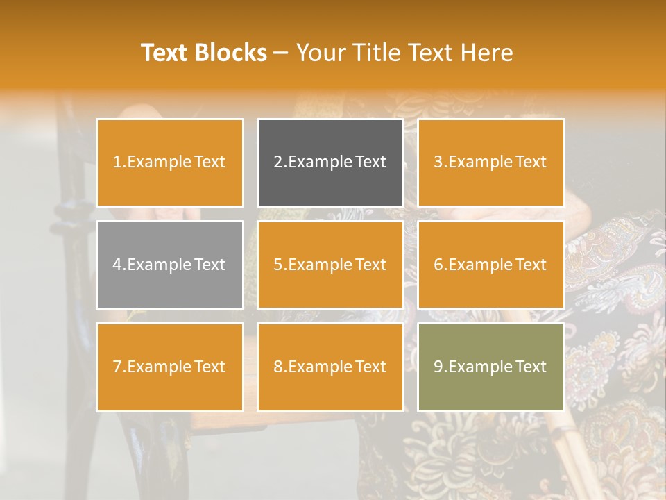 Age Grandmother Aged PowerPoint Template