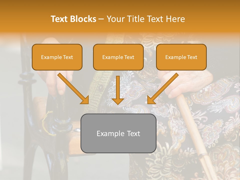 Age Grandmother Aged PowerPoint Template