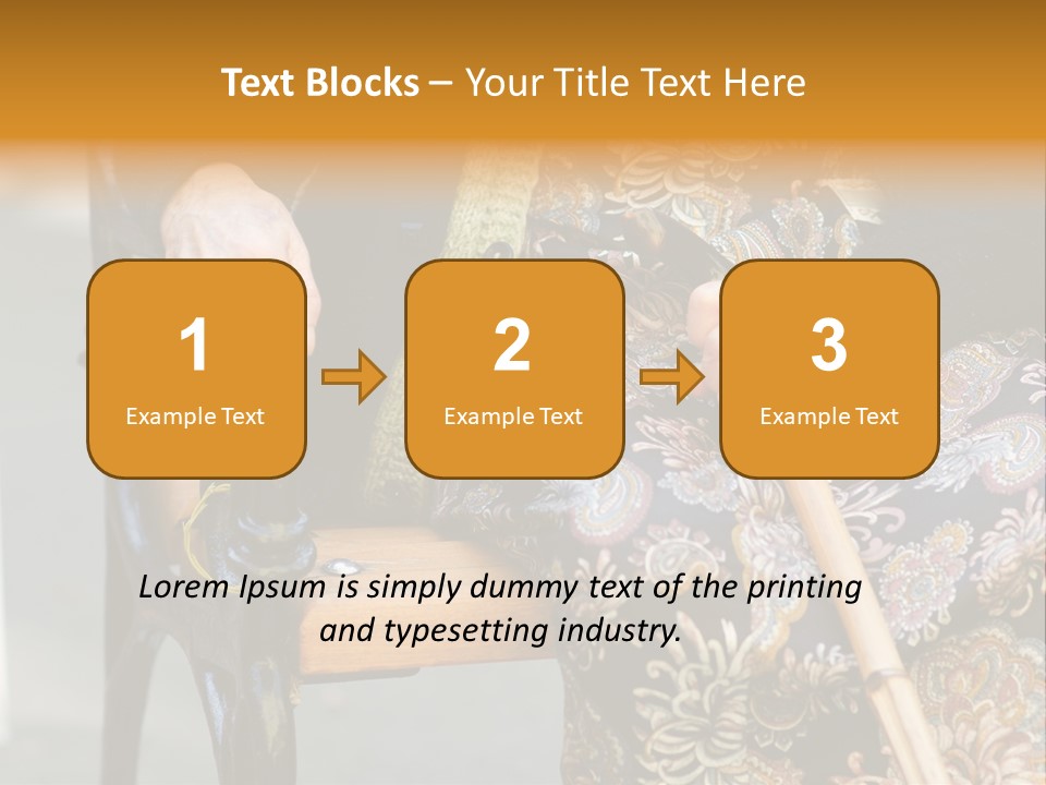 Age Grandmother Aged PowerPoint Template